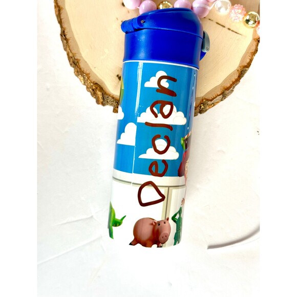 Storytelling Toys Sublimation Reusable Tumbler, Toddler Sippy Cup with Straw - Picture 5 of 10